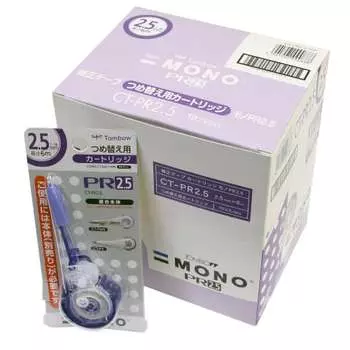 Tombow Pencil Correction Tape MONO Mono PXN Cartridge PR2.5 10 Pieces CT-PR2.5-10P