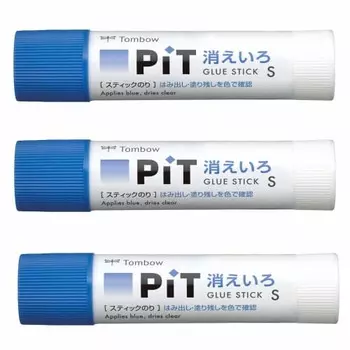 Tombow Pencil Glue Stick Ekiiro Pit S HCA-314 3 pieces