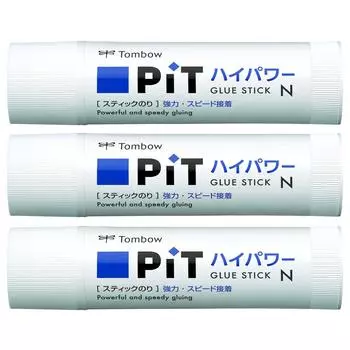 Tombow Pencil Glue Stick PiT High Power N Size 3 pieces (Strong/Speed Adhesive) (22g) HCA-321