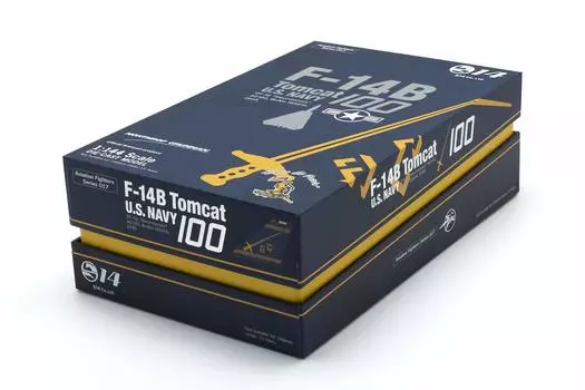 Tomcat ВМС США 3-е авиакрыло 32-я истребительная эскадрилья 2005 AC100 масштабная готовая модель [Авиационные истребители] F-14B № 100 Swordsman VF-32