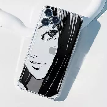 Томи iPhone Галакси (СП07) Все модели Mini Plus Pro Max Желейная защита линзы Защита камеры Бампер Предотвращение обесцвечивания Полное покрытие