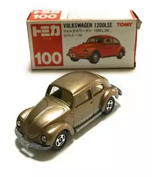 Tomica 100-2 Volkswagen 1200LSE Light Golden Brown Metallic