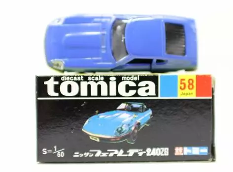 Tomica 30th Anniversary Reprint Black Box Tomica Nissan Fairlady 240ZG NO.58