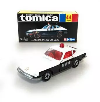 Tomica 30th Anniversary Reprint Edition Black Box 44 Nissan Fairlady Police Car
