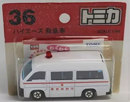 Tomica 36 Hiace Ambulance SCALE Blister 1/66
