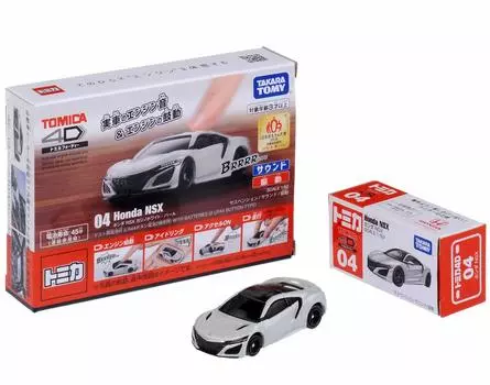 Tomica 4D 04 Honda NSX Казино Белая Жемчужина