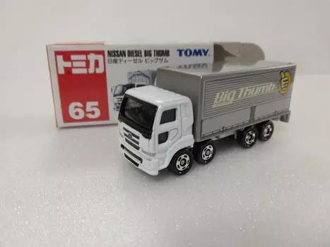 Tomica 65 Nissan Diesel Big литая модель, сделанная в Китае Нет. Сэм, грузовик, модель, 1/65,
