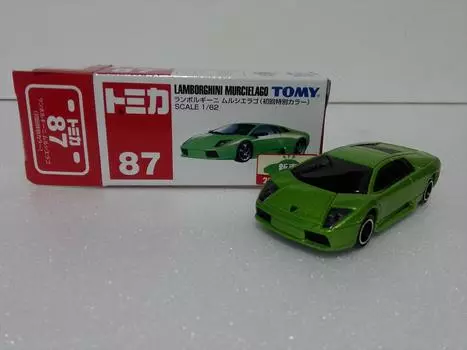 Tomica 87 Lamborghini Murcielago Made in China First Limited Color Warehouse Stored Crazy Mini Car Circle Case Included Amazon Warehouse Shipping No.