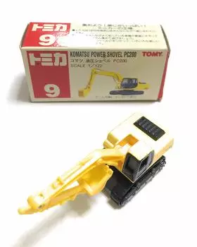Tomica 9 Гидравлический экскаватор Komatsu PC200 1/122
