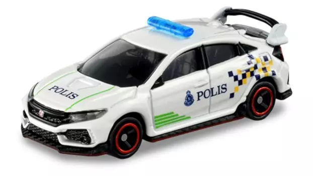 Tomica AEON NO.56 Honda Civic TYPE R Малайзия Полиция Технические характеристики