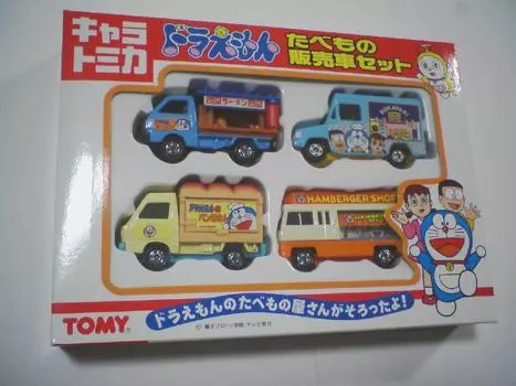 Tomica Cara Tomica Doraemon Food Sales Car Set Doraemon food shop теперь доступен