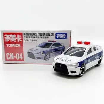 tomica China limited CN-04 mitsubishi lancer evolution police car Overseas limited Tomica Goods [product]