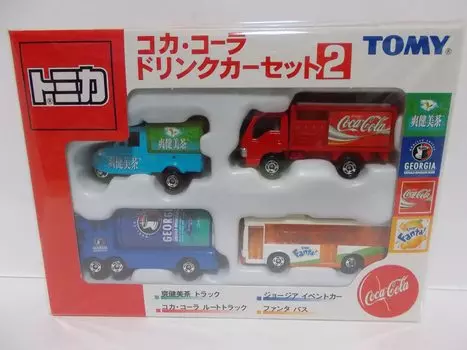 Tomica Coca-Cola drink car set 2