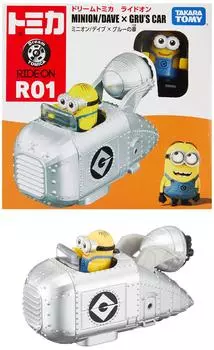 Tomica Dream Tomica R01 Minion Dave x car Катающийся на Gru s