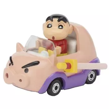 Tomica Dream Tomica Ride On R06 Crayon x Buri Buri Zaemon Car Shin-chan