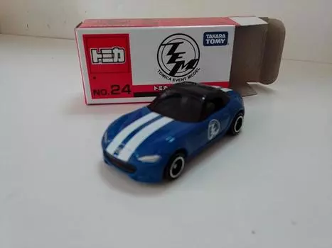 Tomica Event Модель 2016 24 Mazda Roadster My Shop Прозрачный чехол в комплекте Номер для отправки со склада Amazon. синий