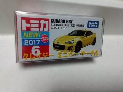 Tomica first limited edition SUBARU BRZ My Shop with clear case CMC shipped from Amazon warehouse No.6