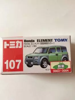Tomica Honda Element time специальная дверь № 107 (первый цвет) Подвеска/Открытие/закрытие задней части