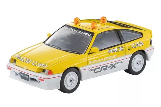 Tomica Limited Vintage Neo Honda Ballard Sports MUGEN PRO Suzuka Circuit Pace Car Готовый продукт 1/64 LV-N318b CR-X CR-X Желтый/Белый