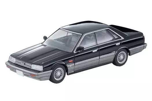 Tomica Limited Vintage Neo Nissan Skyline HT GTS Twin Cam 24V 1986 Готовый продукт 1/64 LV-N282b 4-дверный черный/серебристый чёрный