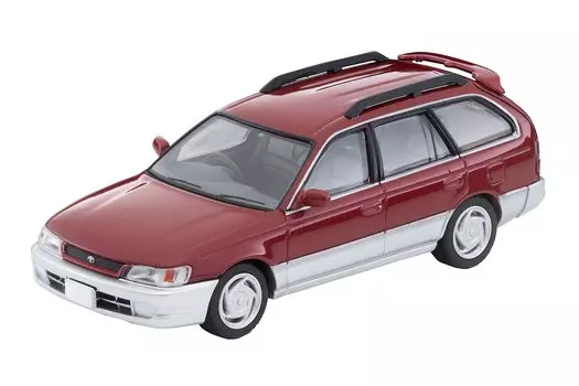 Tomica Limited Vintage Neo Toyota Corolla Wagon G Touring 97 года выпуска, готовый продукт 316855 1/64 LV-N264a Красный/серебристый