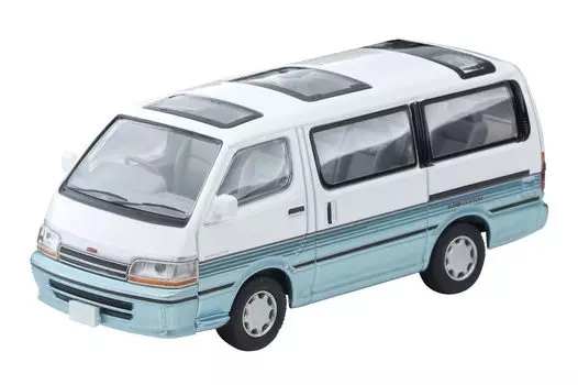 Tomica Limited Vintage Neo Toyota Hiace Wagon Super Custom Blue 90 Year Finished Product 1/64 LV-N208d White/Light