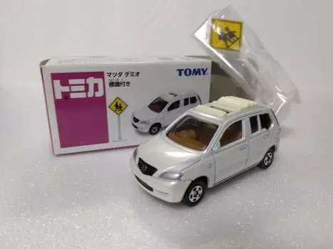 Tomica Mazda Demio с прозрачным корпусом, литой мини-автомобиль, знак,