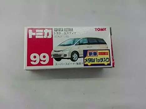 Tomica Mini Car Estima Red Box Logo Red Made in China No.99