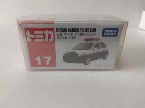 Tomica Nissan March Patrol Car Scale №17 1/58