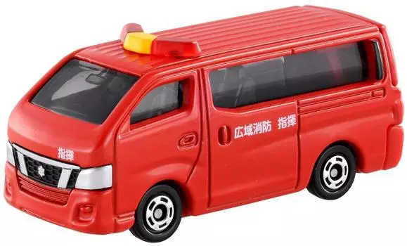 Tomica Nissan NV350 Caravan Пожарная машина командного состава Блистер №27