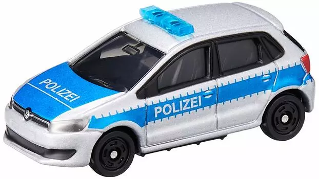 Tomica No.109 Volkswagen Polo Патрульный автомобиль (коробка)