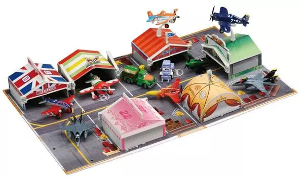 Tomica Planes Diorama Карта Pit Garage