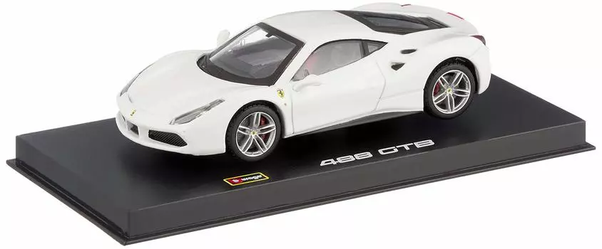 Tomica представляет Burago Signature Series 488 GTB 1:43 (белый)