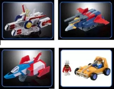 Tomica Premium Unlimited Mobile Suit Gundam 4 типа набор Core White [G Fighter, Fighter, Base, Buggy]