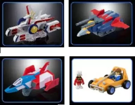 Tomica Premium Unlimited Mobile Suit Gundam 4 типа набор Core White [G Fighter, Fighter, Base, Buggy]