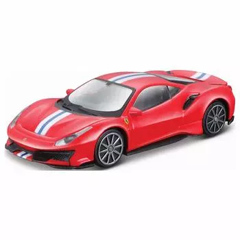 Tomica Presents Burago Race Play Series 488 Pista & 143 (Red)