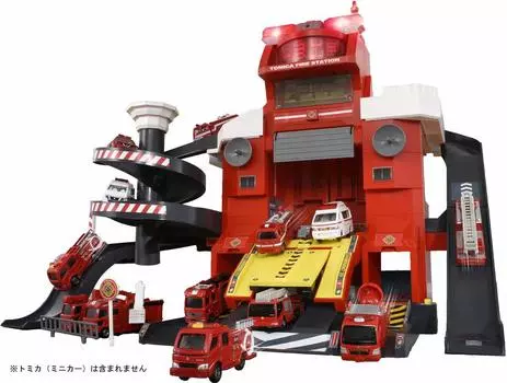 Tomica Radio dispatch Transformed fire station command!