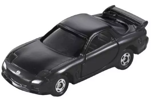 Tomica Savanna RX7 FD3S with actual car catalog