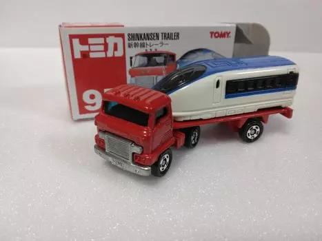 Tomica Shinkansen литой мини-прицеп, сделанный в Китае, автомобиль, № 97, красный