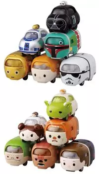 Tomica Star Wars Star Cars Tsum Tsum 12 видов набор ассорти белый