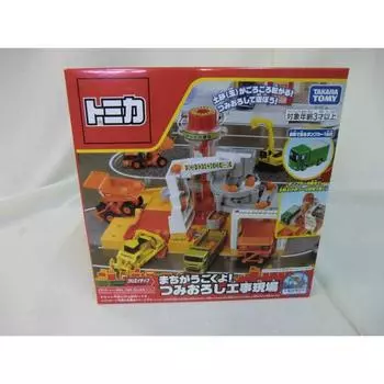 TOMICA TAKARA TOMY Томика движется Строительная площадка Мини-машинка, игрушечная машинка унисекс для детей от 3 лет и старше. Стандарт безопасности игрушек прошел сертификацию ST Mark.