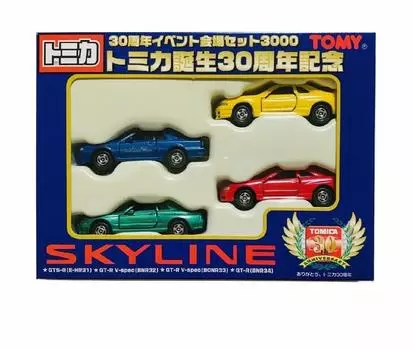 Tomica Tomica 30-я годовщина Место проведения мероприятия 30-я годовщина 3000 Skyline зелёный