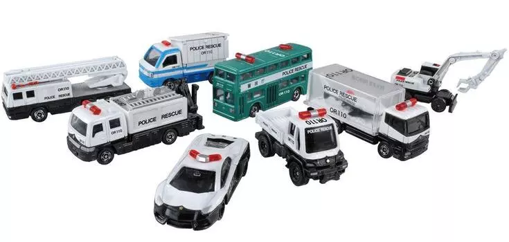 Tomica Tomica Lottery 19 Gensou Police Rescue Collection BOX