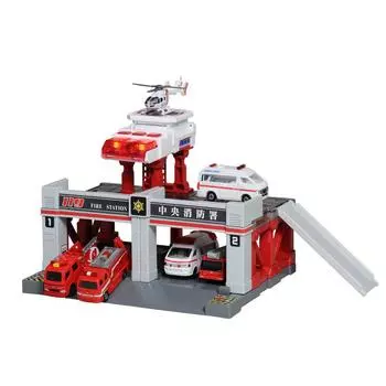 Tomica Tomica Town Build City Sound Light Fire Department