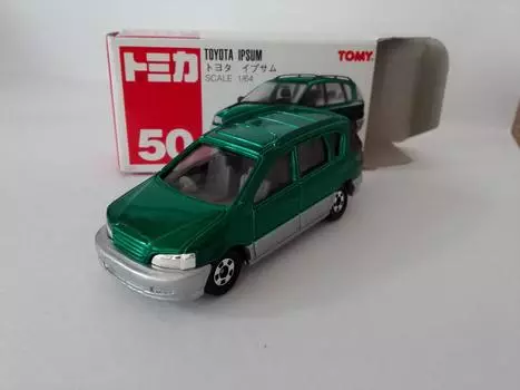 Tomica Toyota Ipsum Сделано в Китае Поставляется с прозрачным чехлом Отправлено со склада Amazon No.50