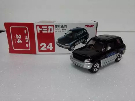 Tomica Toyota RAV4 Сделано в Китае Красный Tomy Долгосрочное Хранение Crazy Mini Car Circle с Кейсом Отправлено со Склада Amazon No.24