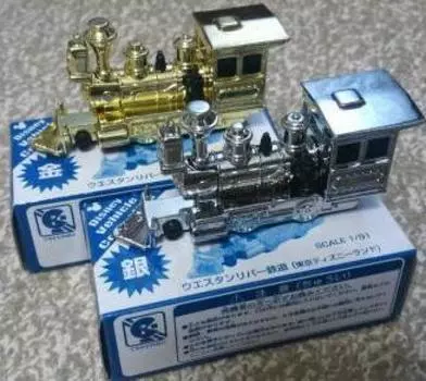 Tomica Western River Railway Gold Silver 2 Set Tokyo Disneyland Rare