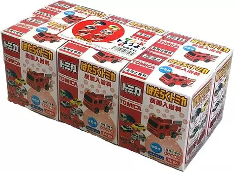 Tomica Working Tomica Газированные соли для ванн Все 6 типов Полный комплект