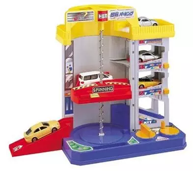 Tomica World вращающаяся парковка