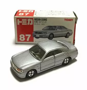 Томика 87 Ниссан Седрик Серебристый 1/63